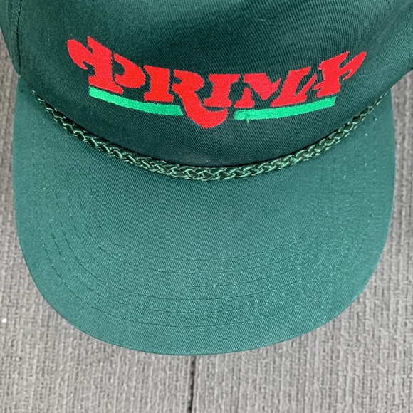 Vintage Prima Rope Snapback Hat Mens Adjustable Green Baseball Cap Luna Basics - Picture 3 of 11